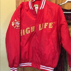 Brand new men’s Miller highlife beer jacket